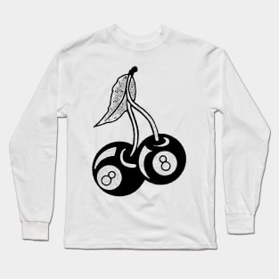 8 Ball Cherries Long Sleeve T-Shirt